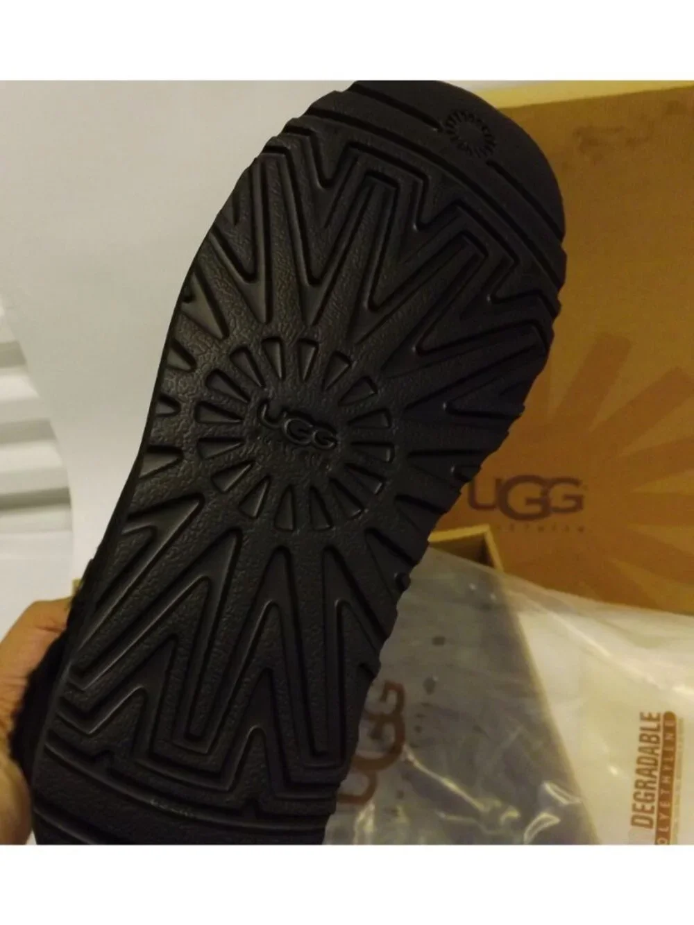 UGG Womens Bailey Button Boots Black Size 7 New In Box With Tags